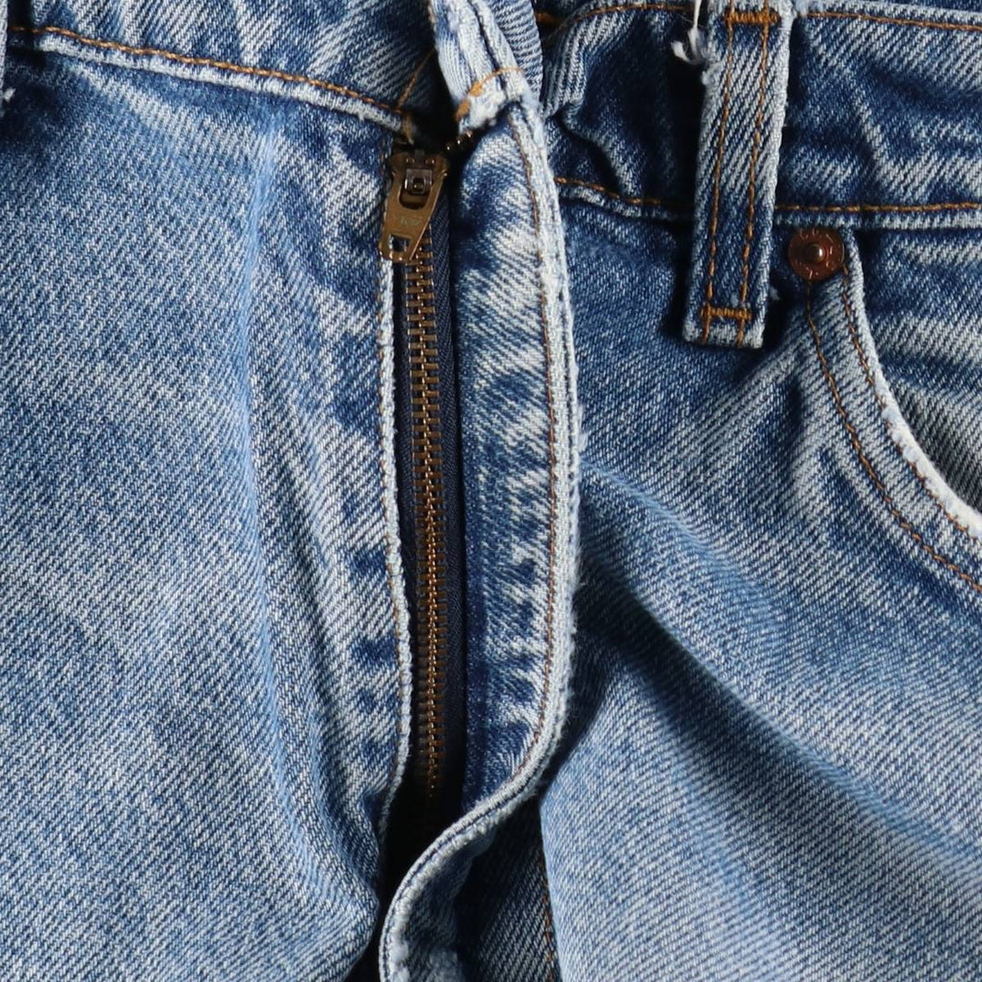 1990'S Levi's 550 Relaxed Fit Tapered Leg Orange Tab Tapered Denim Pants, Made in USA, Men's W36 (approx.) cotton blue type Vintage Second Hand