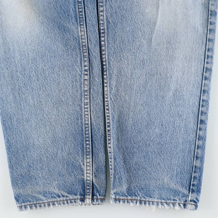 1990'S Levi's 550 Relaxed Fit Tapered Leg Orange Tab Tapered Denim Pants, Made in USA, Men's W36 (approx.) cotton blue type Vintage Second Hand