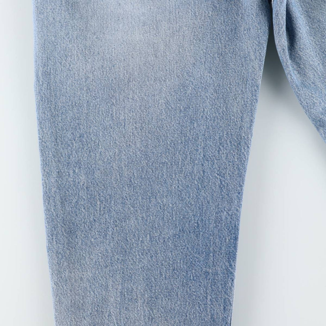 1990'S Levi's 550 Relaxed Fit Tapered Leg Orange Tab Tapered Denim Pants, Made in USA, Men's W36 (approx.) cotton blue type Vintage Second Hand