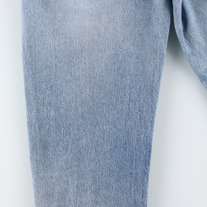 1990'S Levi's 550 Relaxed Fit Tapered Leg Orange Tab Tapered Denim Pants, Made in USA, Men's W36 (approx.) cotton blue type Vintage Second Hand