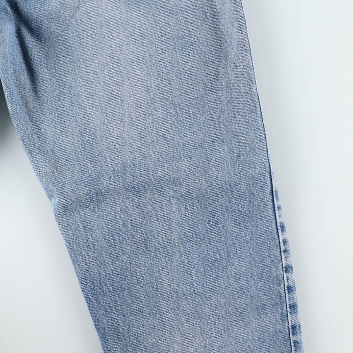 1990'S Levi's 550 Relaxed Fit Tapered Leg Orange Tab Tapered Denim Pants, Made in USA, Men's W36 (approx.) cotton blue type Vintage Second Hand