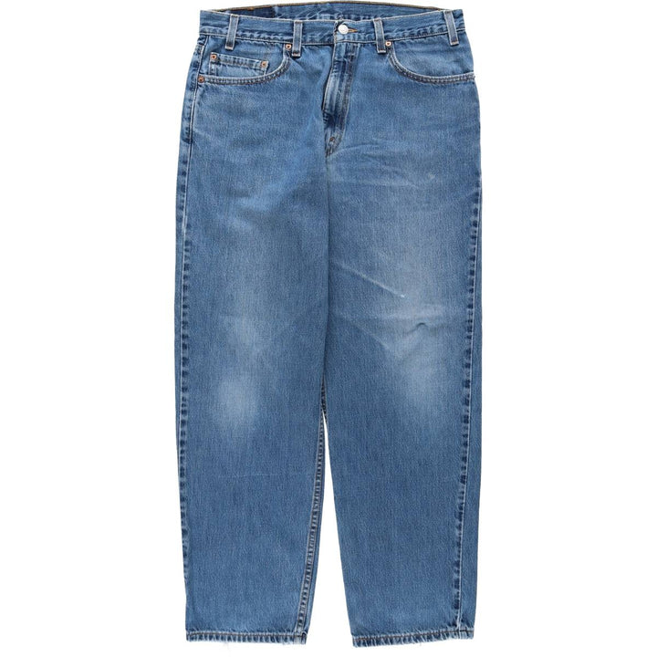 00'S Levi's 550 Relaxed Fit Tapered Denim Pants Made in USA Men's W35 cotton blue type Vintage Second Hand