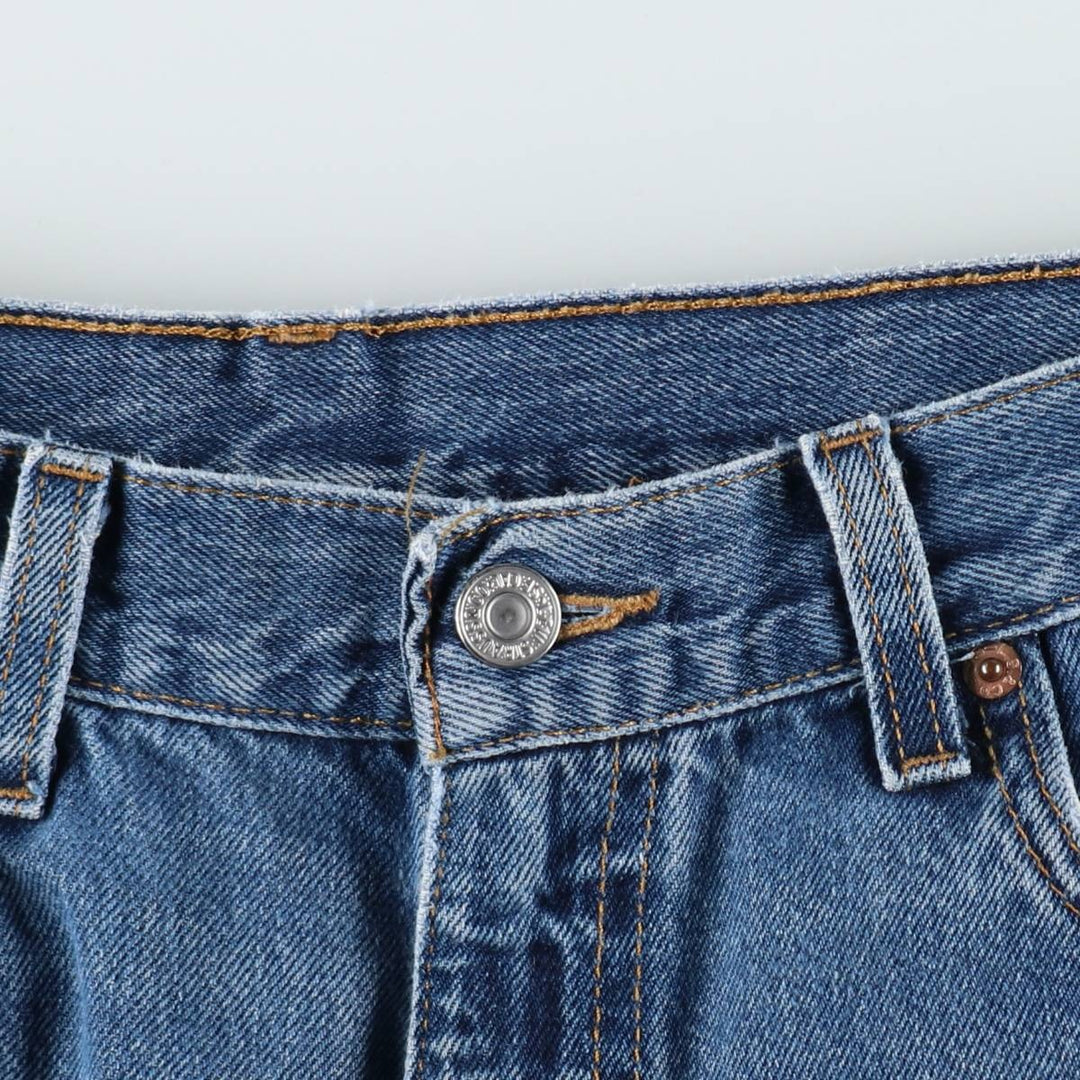 00'S Levi's 550 Relaxed Fit Tapered Denim Pants Made in USA Men's W35 cotton blue type Vintage Second Hand