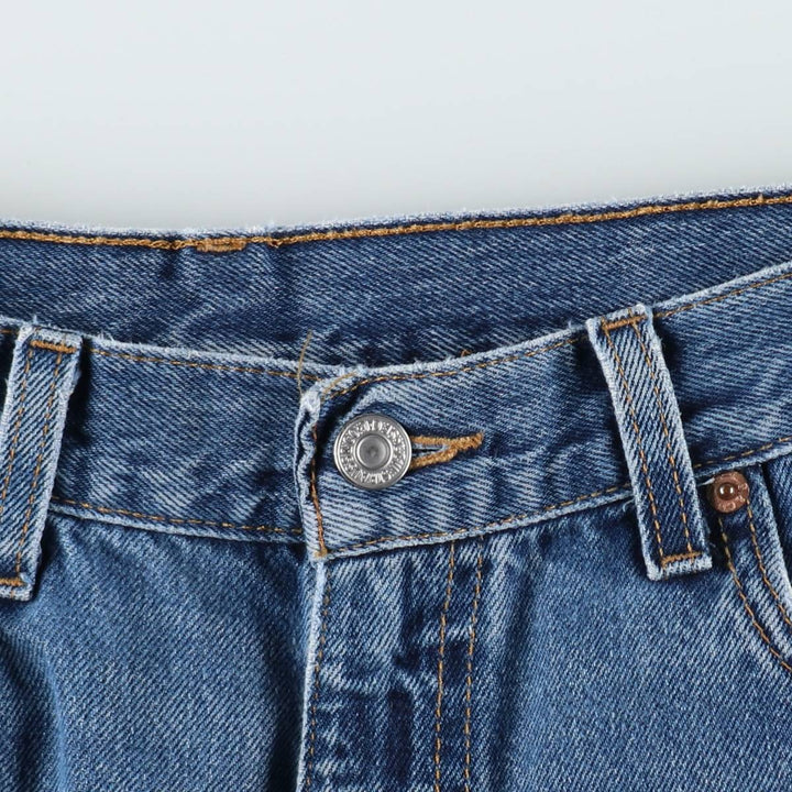 00'S Levi's 550 Relaxed Fit Tapered Denim Pants Made in USA Men's W35 cotton blue type Vintage Second Hand