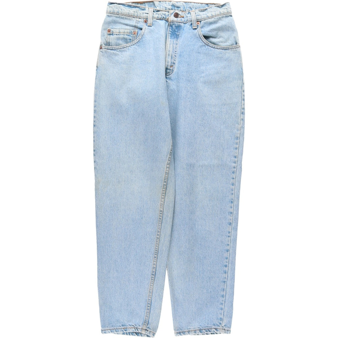 90'S Levi's 00560-4834 Loose Fit Tapered Leg Denim Pants, Made in USA, Men's Size W31 (approx.), Vintage cotton blue type Vintage Second Hand