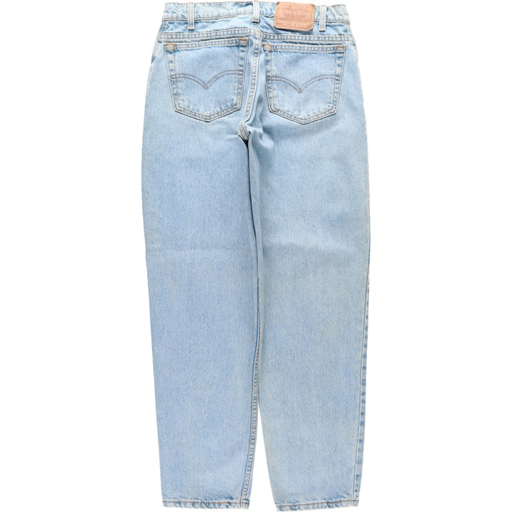 90'S Levi's 00560-4834 Loose Fit Tapered Leg Denim Pants, Made in USA, Men's Size W31 (approx.), Vintage cotton blue type Vintage Second Hand