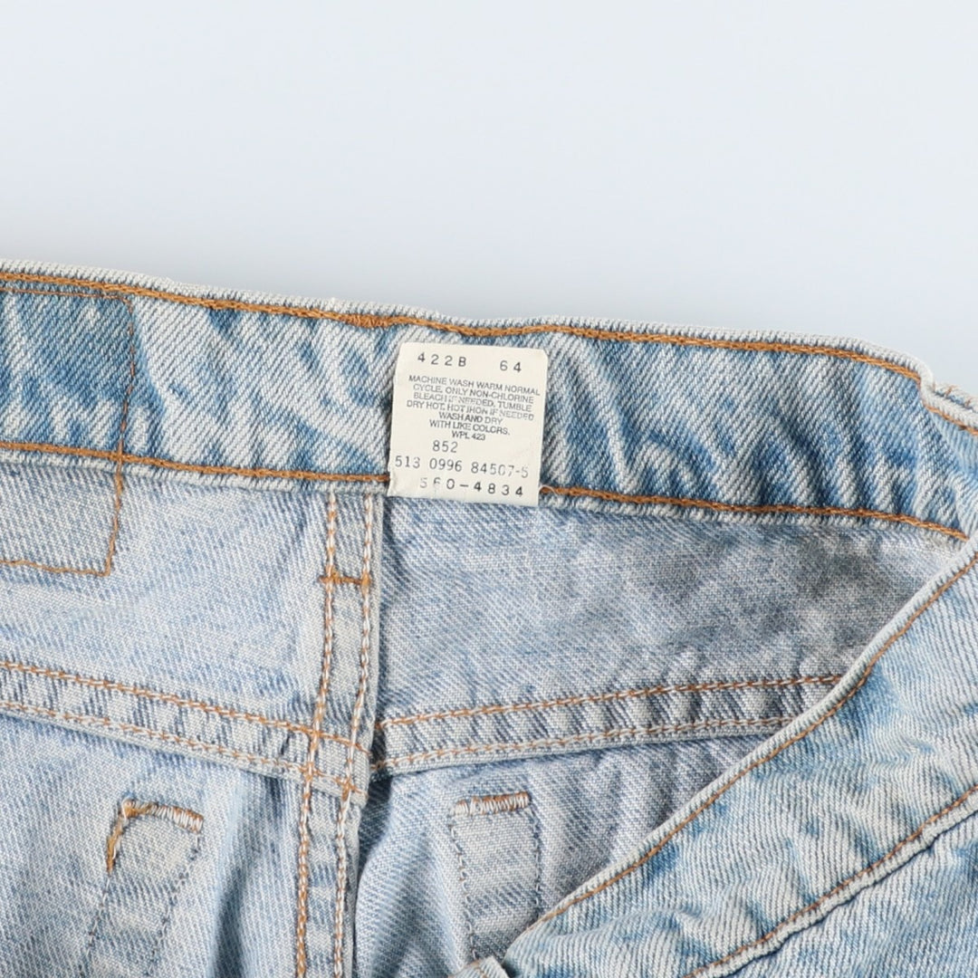 90'S Levi's 00560-4834 Loose Fit Tapered Leg Denim Pants, Made in USA, Men's Size W31 (approx.), Vintage cotton blue type Vintage Second Hand