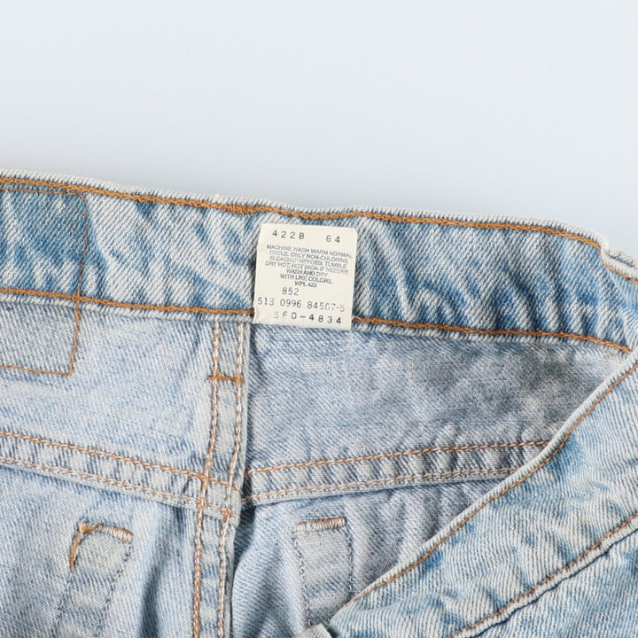 90'S Levi's 00560-4834 Loose Fit Tapered Leg Denim Pants, Made in USA, Men's Size W31 (approx.), Vintage cotton blue type Vintage Second Hand