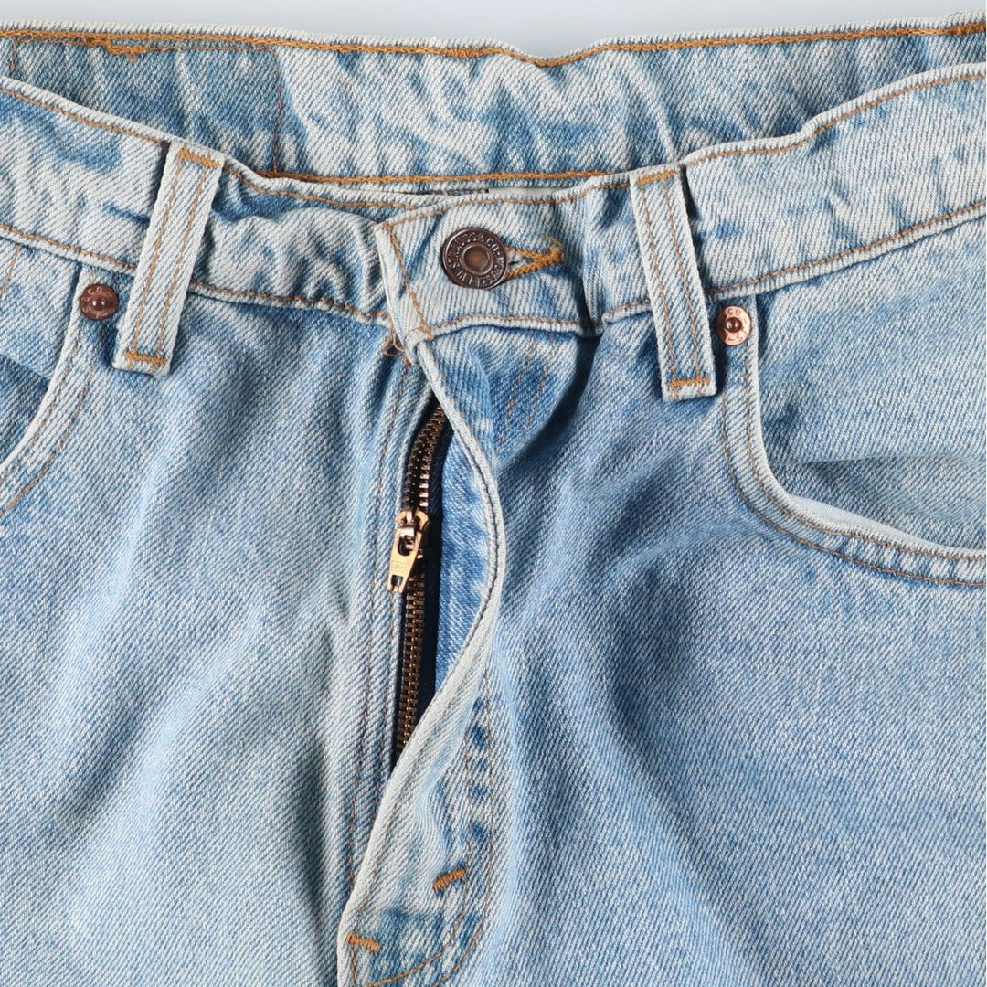 90'S Levi's 00560-4834 Loose Fit Tapered Leg Denim Pants, Made in USA, Men's Size W31 (approx.), Vintage cotton blue type Vintage Second Hand