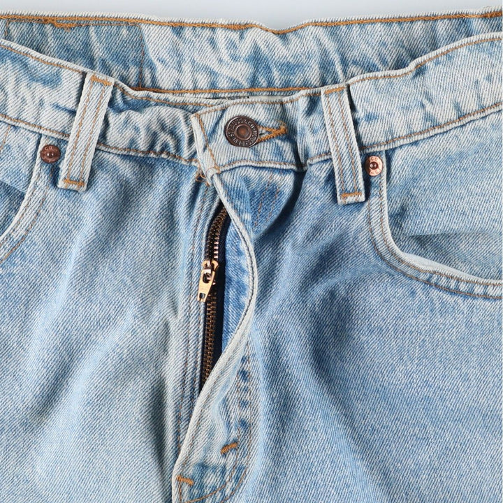 90'S Levi's 00560-4834 Loose Fit Tapered Leg Denim Pants, Made in USA, Men's Size W31 (approx.), Vintage cotton blue type Vintage Second Hand