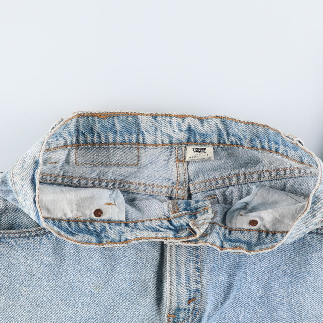 90'S Levi's 00560-4834 Loose Fit Tapered Leg Denim Pants, Made in USA, Men's Size W31 (approx.), Vintage cotton blue type Vintage Second Hand