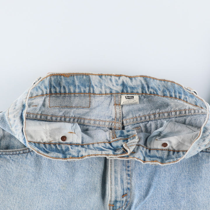 90'S Levi's 00560-4834 Loose Fit Tapered Leg Denim Pants, Made in USA, Men's Size W31 (approx.), Vintage cotton blue type Vintage Second Hand