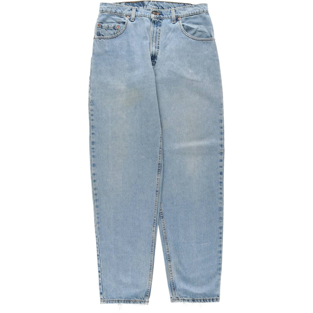 90'S Levi's 560 LOOSE FIT TAPERED LEG Tapered Denim Pants Made in USA Men's W33 Vintage cotton blue type Vintage Second Hand