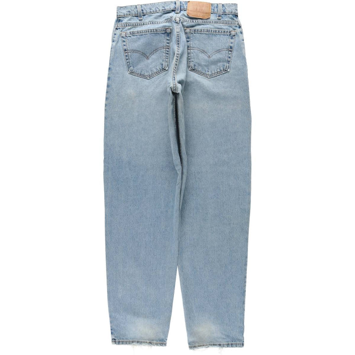 90'S Levi's 560 LOOSE FIT TAPERED LEG Tapered Denim Pants Made in USA Men's W33 Vintage cotton blue type Vintage Second Hand