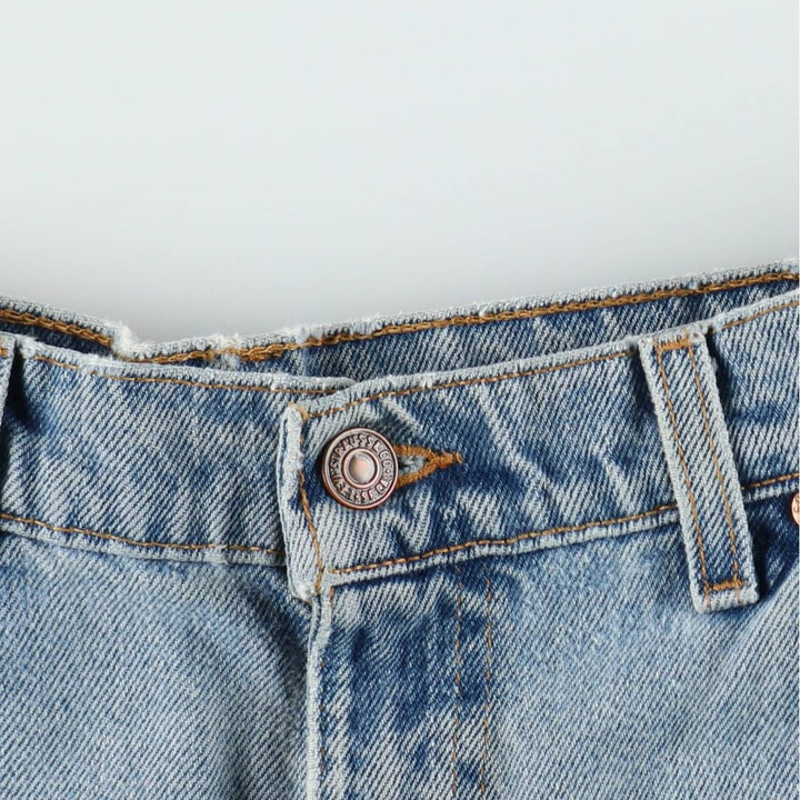 90'S Levi's 560 LOOSE FIT TAPERED LEG Tapered Denim Pants Made in USA Men's W33 Vintage cotton blue type Vintage Second Hand