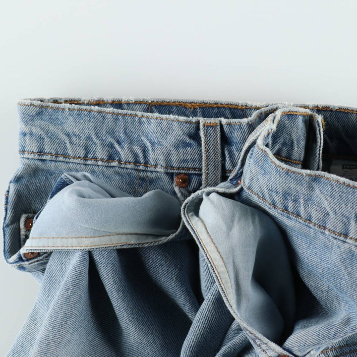 90'S Levi's 560 LOOSE FIT TAPERED LEG Tapered Denim Pants Made in USA Men's W33 Vintage cotton blue type Vintage Second Hand