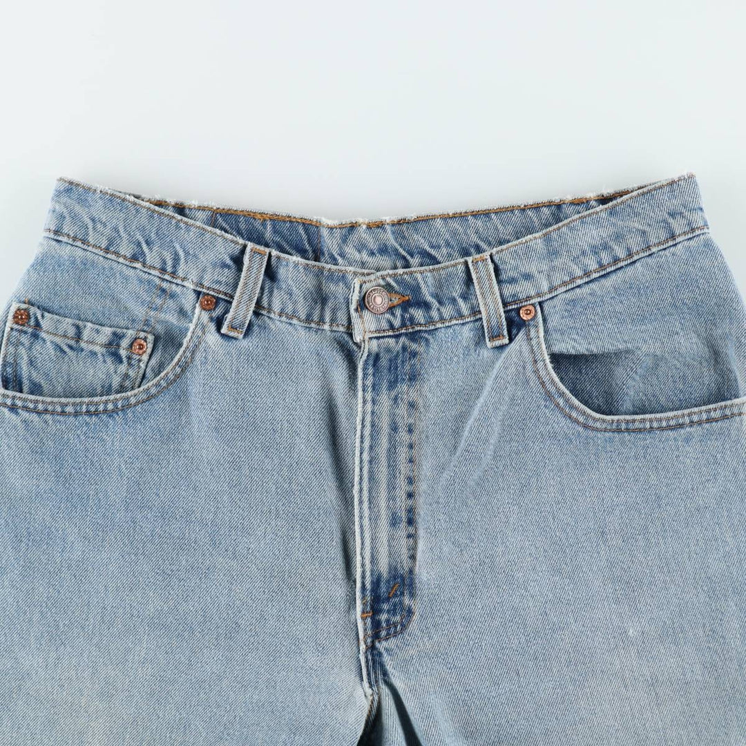 90'S Levi's 560 LOOSE FIT TAPERED LEG Tapered Denim Pants Made in USA Men's W33 Vintage cotton blue type Vintage Second Hand