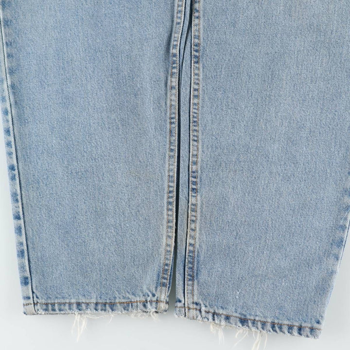 90'S Levi's 560 LOOSE FIT TAPERED LEG Tapered Denim Pants Made in USA Men's W33 Vintage cotton blue type Vintage Second Hand