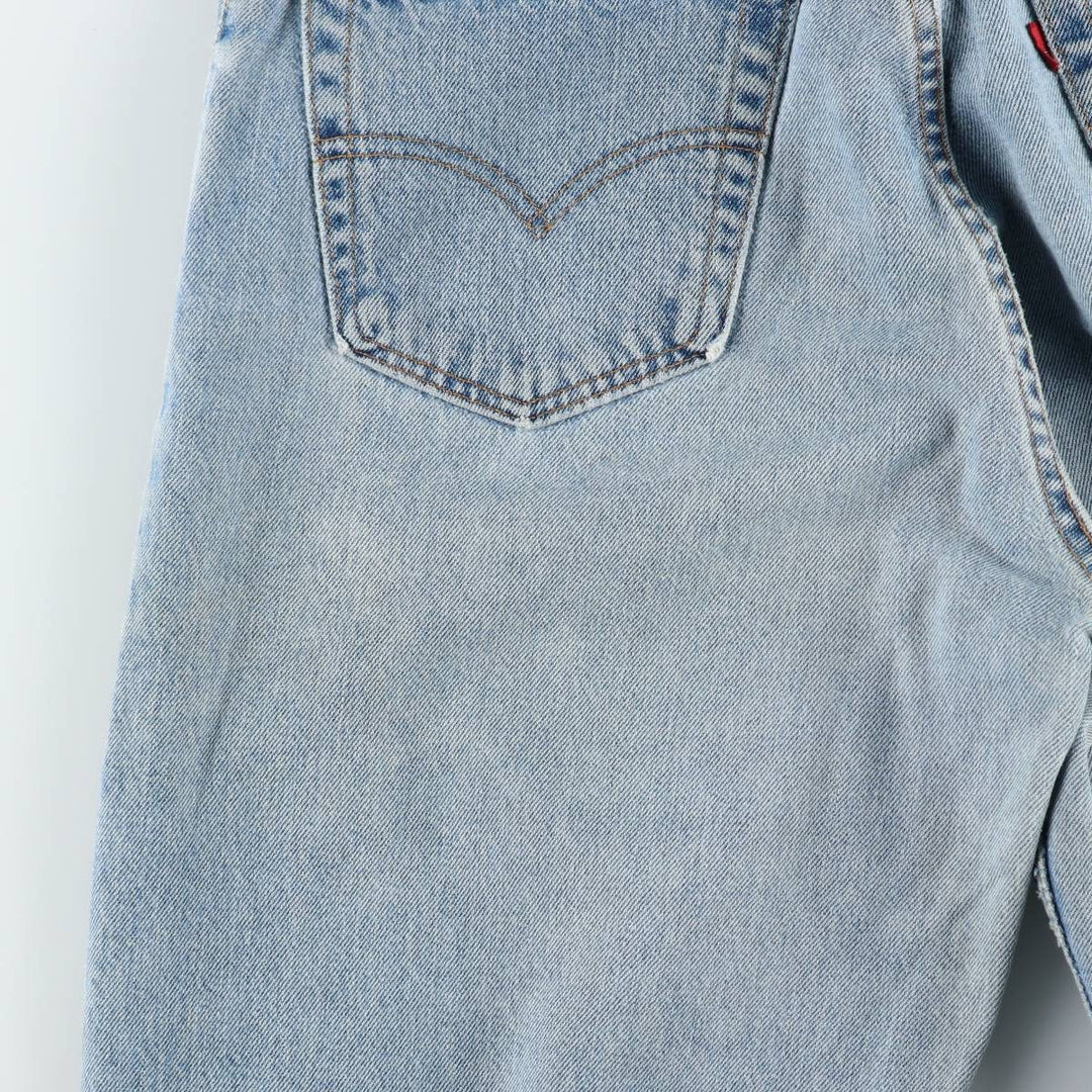 90'S Levi's 560 LOOSE FIT TAPERED LEG Tapered Denim Pants Made in USA Men's W33 Vintage cotton blue type Vintage Second Hand