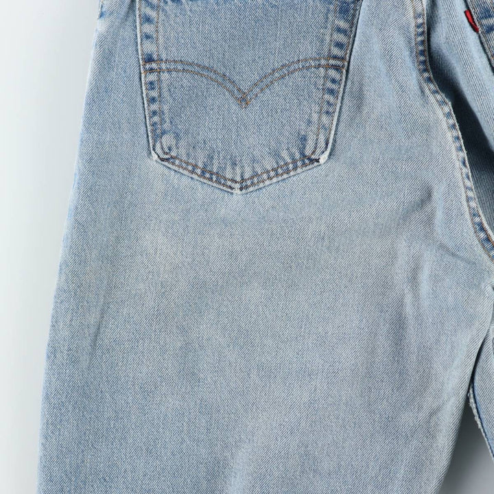 90'S Levi's 560 LOOSE FIT TAPERED LEG Tapered Denim Pants Made in USA Men's W33 Vintage cotton blue type Vintage Second Hand