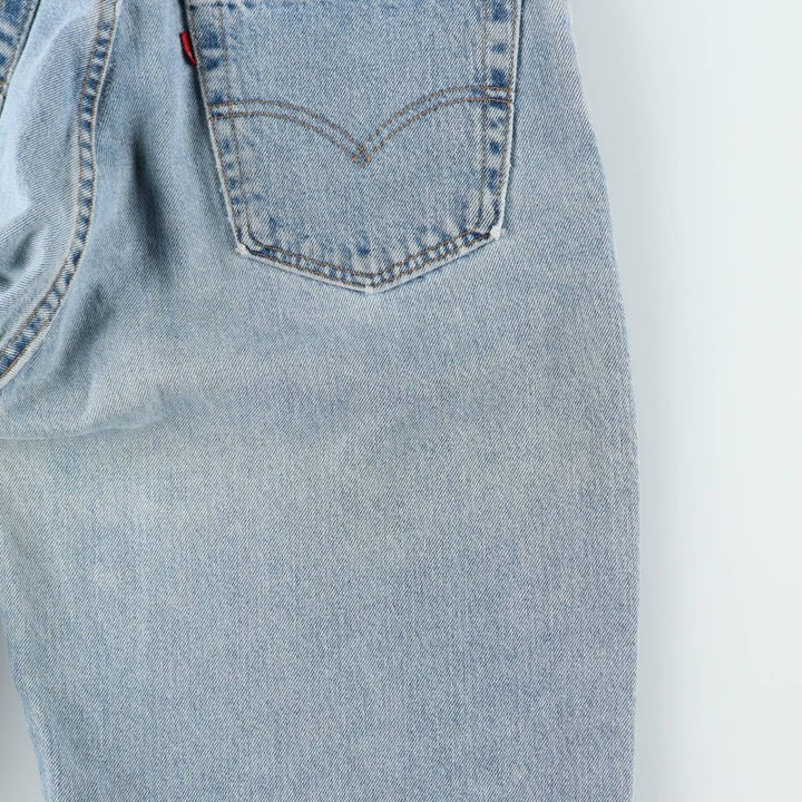 90'S Levi's 560 LOOSE FIT TAPERED LEG Tapered Denim Pants Made in USA Men's W33 Vintage cotton blue type Vintage Second Hand