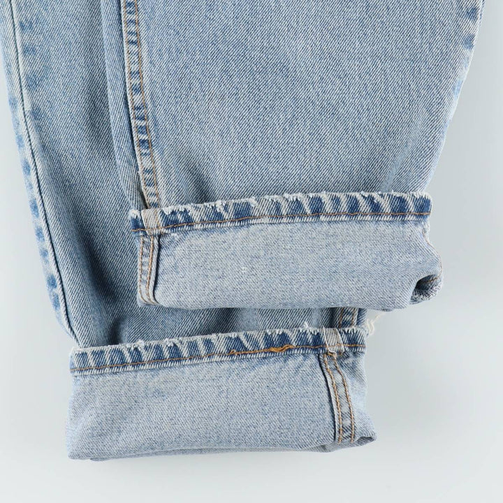 90'S Levi's 560 LOOSE FIT TAPERED LEG Tapered Denim Pants Made in USA Men's W33 Vintage cotton blue type Vintage Second Hand