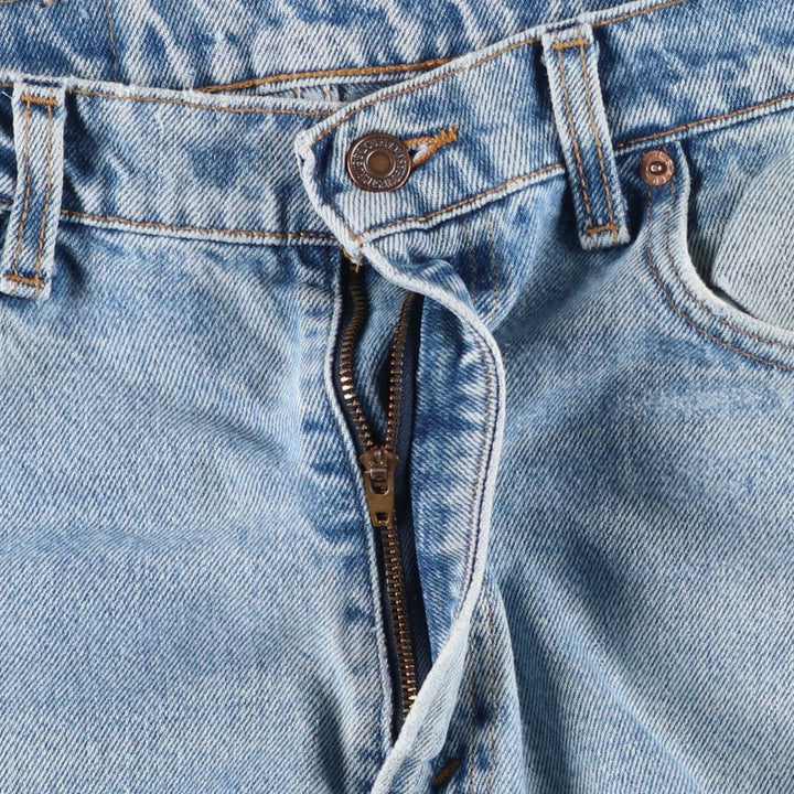 1990'S Levi's 550-4891 Relaxed Fit Tapered Denim Pants, Made in USA, Men's W35 (approx.), Vintage cotton blue type Vintage Second Hand