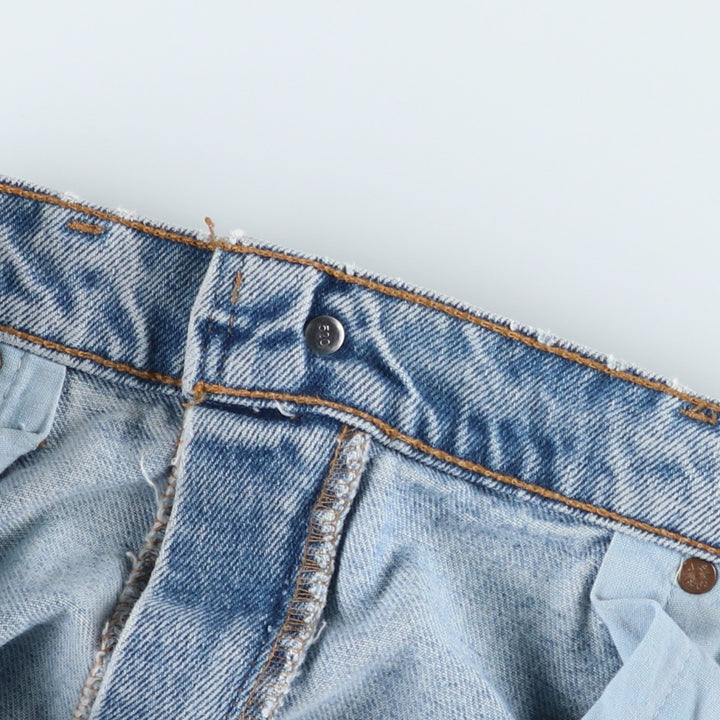 1990'S Levi's 550-4891 Relaxed Fit Tapered Denim Pants, Made in USA, Men's W35 (approx.), Vintage cotton blue type Vintage Second Hand