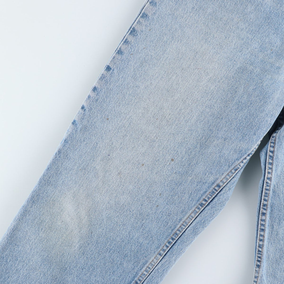 1990'S Levi's 550-4891 Relaxed Fit Tapered Denim Pants, Made in USA, Men's W35 (approx.), Vintage cotton blue type Vintage Second Hand