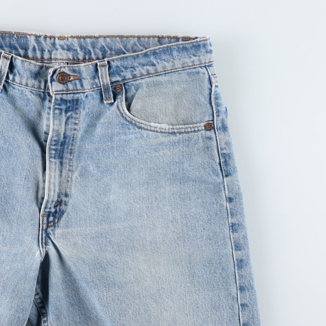 1990'S Levi's 550-4891 Relaxed Fit Tapered Denim Pants, Made in USA, Men's W35 (approx.), Vintage cotton blue type Vintage Second Hand