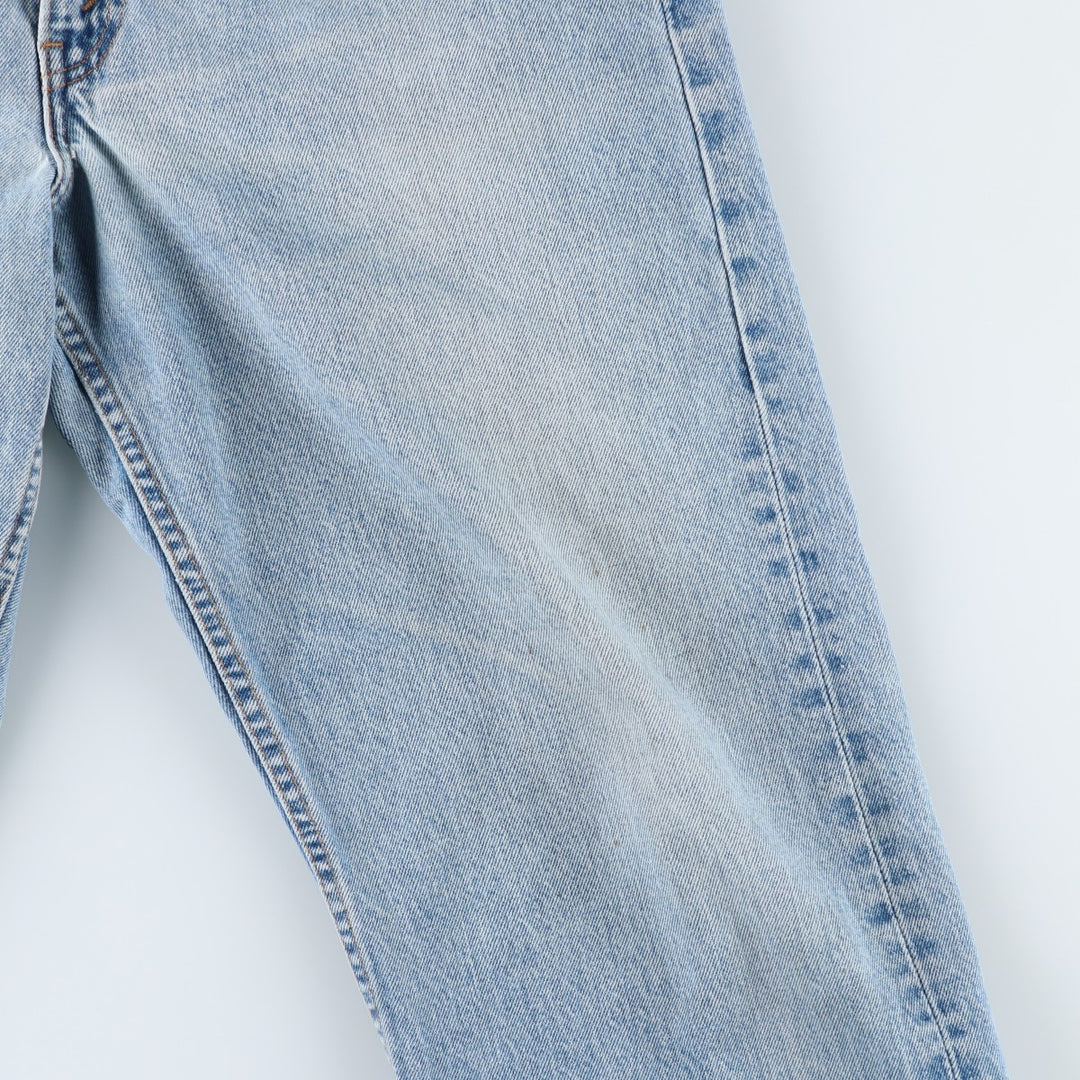 1990'S Levi's 550-4891 Relaxed Fit Tapered Denim Pants, Made in USA, Men's W35 (approx.), Vintage cotton blue type Vintage Second Hand