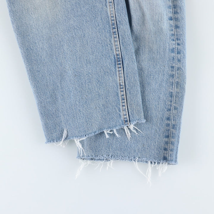 1990'S Levi's 550-4891 Relaxed Fit Tapered Denim Pants, Made in USA, Men's W35 (approx.), Vintage cotton blue type Vintage Second Hand