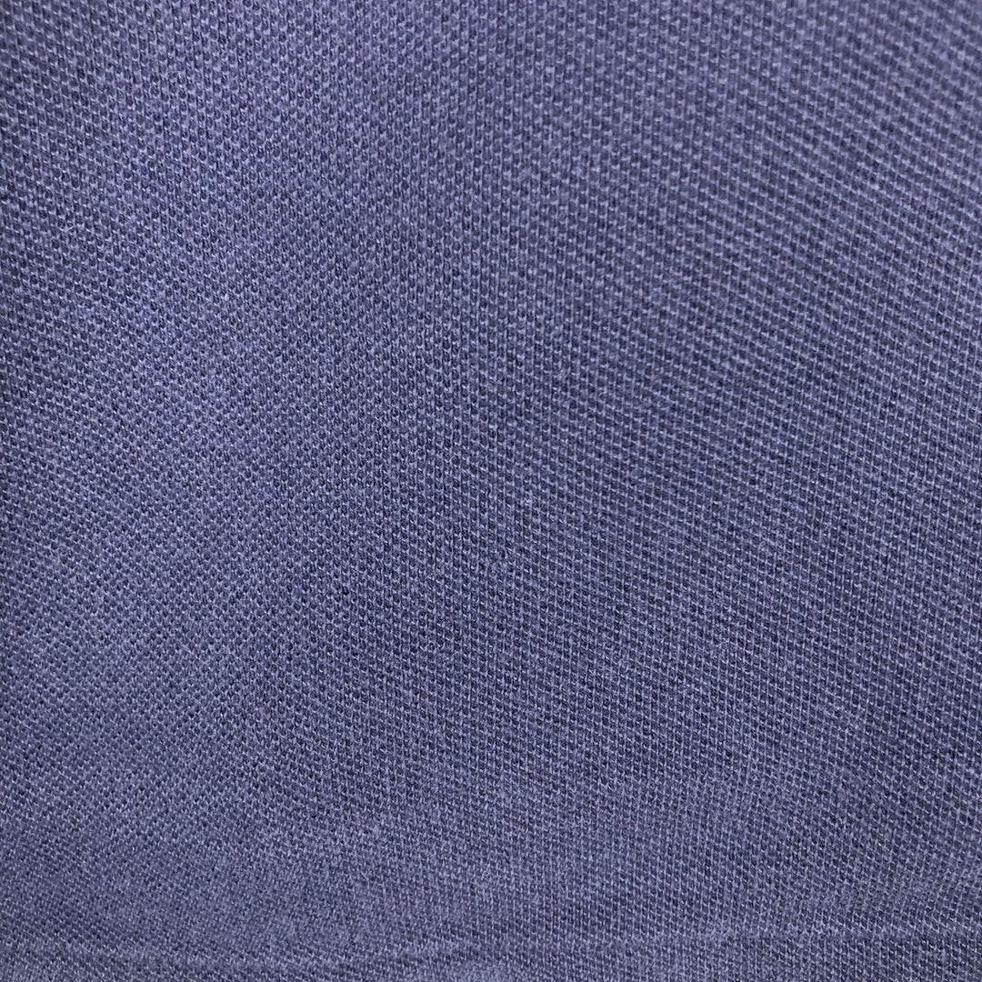 Ralph Lauren RALPH LAUREN SPORT Long-Sleeve Polo Shirt, Women's Size L (approx.) cotton navy blue type Vintage Second Hand