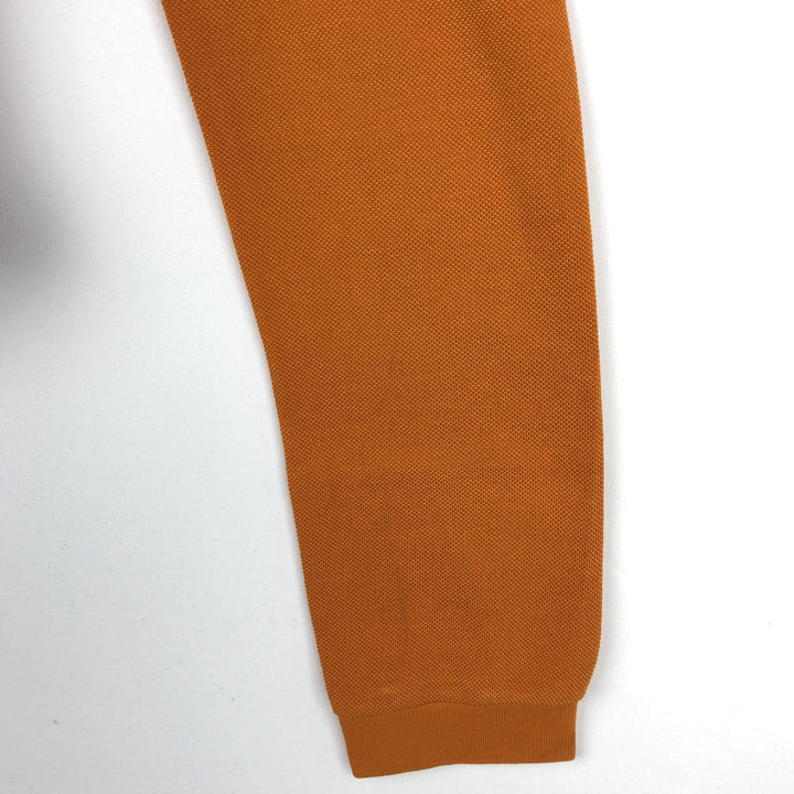 Lacoste long-sleeved polo shirt, women's size S (approx.) cotton orange type Vintage Second Hand