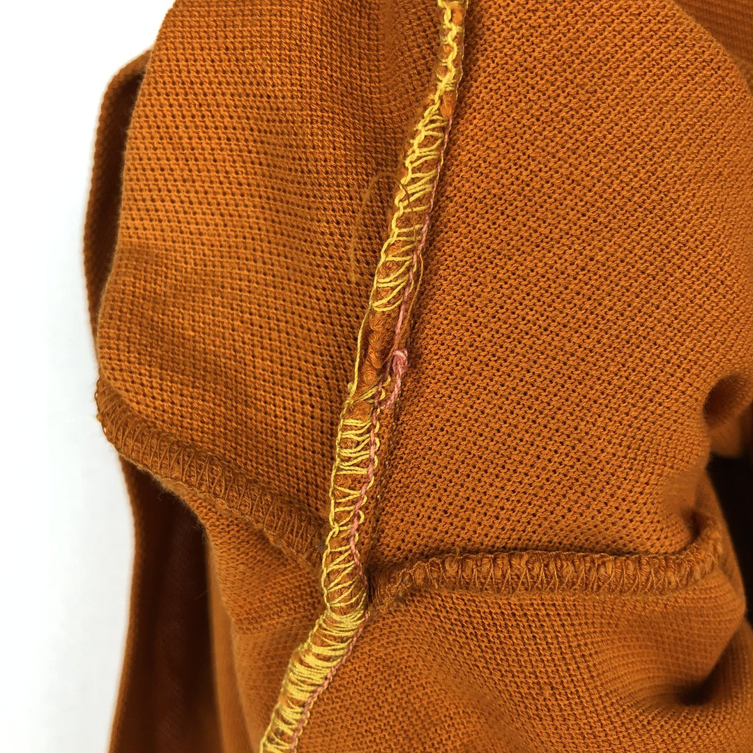 Lacoste long-sleeved polo shirt, women's size S (approx.) cotton orange type Vintage Second Hand