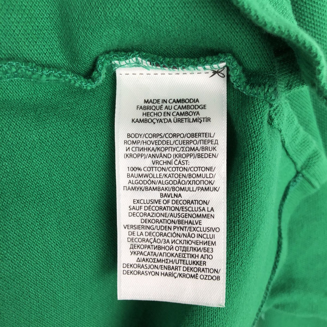 Ralph Lauren POLO RALPH LAUREN CLASSIC FIT Long-Sleeve Polo Shirt, Women's Size M (approx.) cotton green type Vintage Second Hand