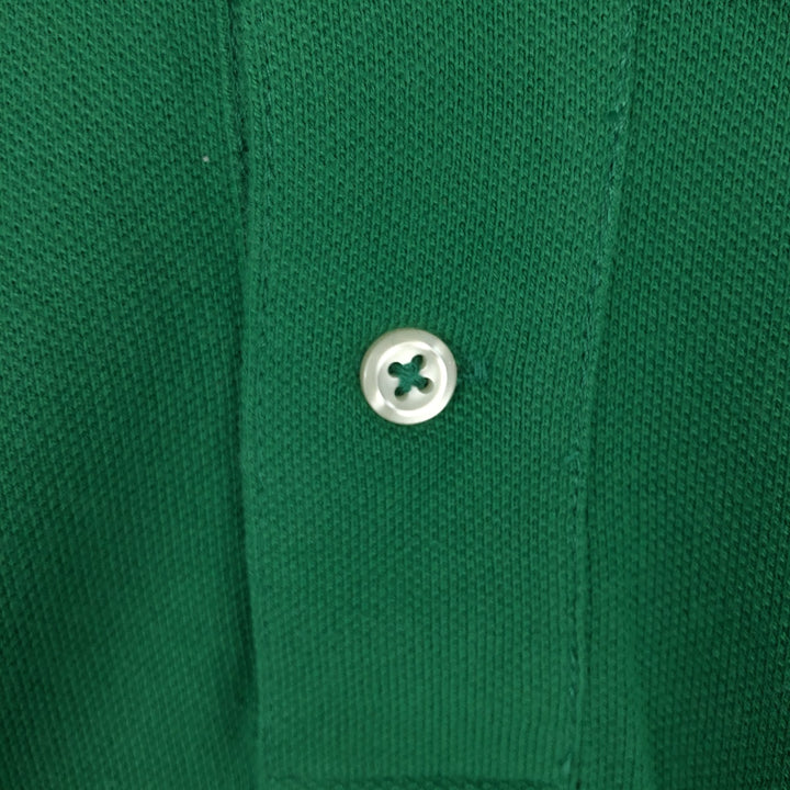 Ralph Lauren POLO RALPH LAUREN CLASSIC FIT Long-Sleeve Polo Shirt, Women's Size M (approx.) cotton green type Vintage Second Hand