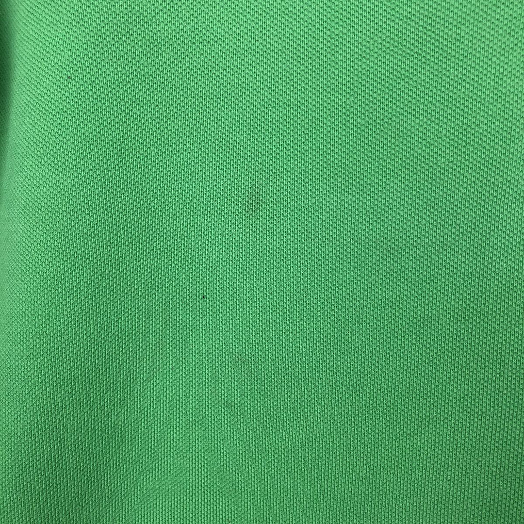 Ralph Lauren THE SKINNY POLO Long-Sleeve Polo Shirt, Women's Size L (approx.) cotton green type yellow green Vintage Second Hand