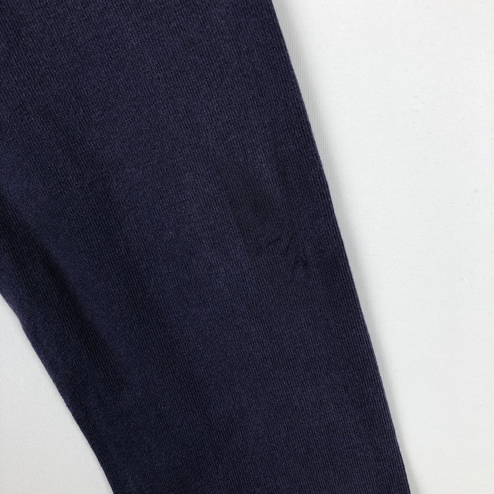 Ralph Lauren long-sleeved rugby shirt, women's size M (approx.) cotton navy blue type Vintage Second Hand