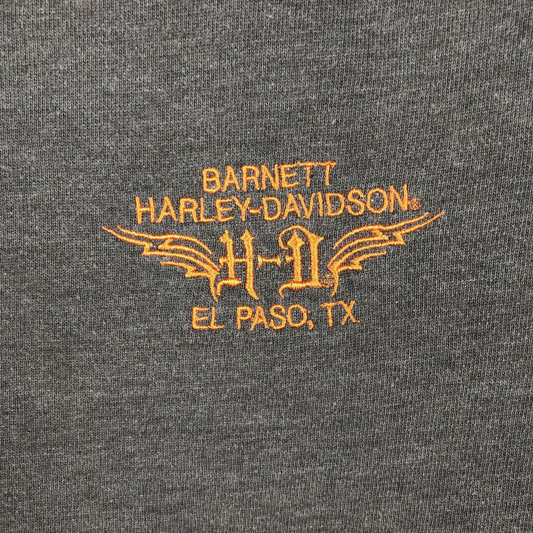 Harley-Davidson advertising sweatshirt, women's size S (approx.) cotton gray type Vintage Second Hand