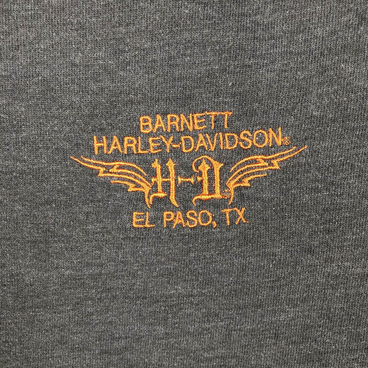 Harley-Davidson advertising sweatshirt, women's size S (approx.) cotton gray type Vintage Second Hand