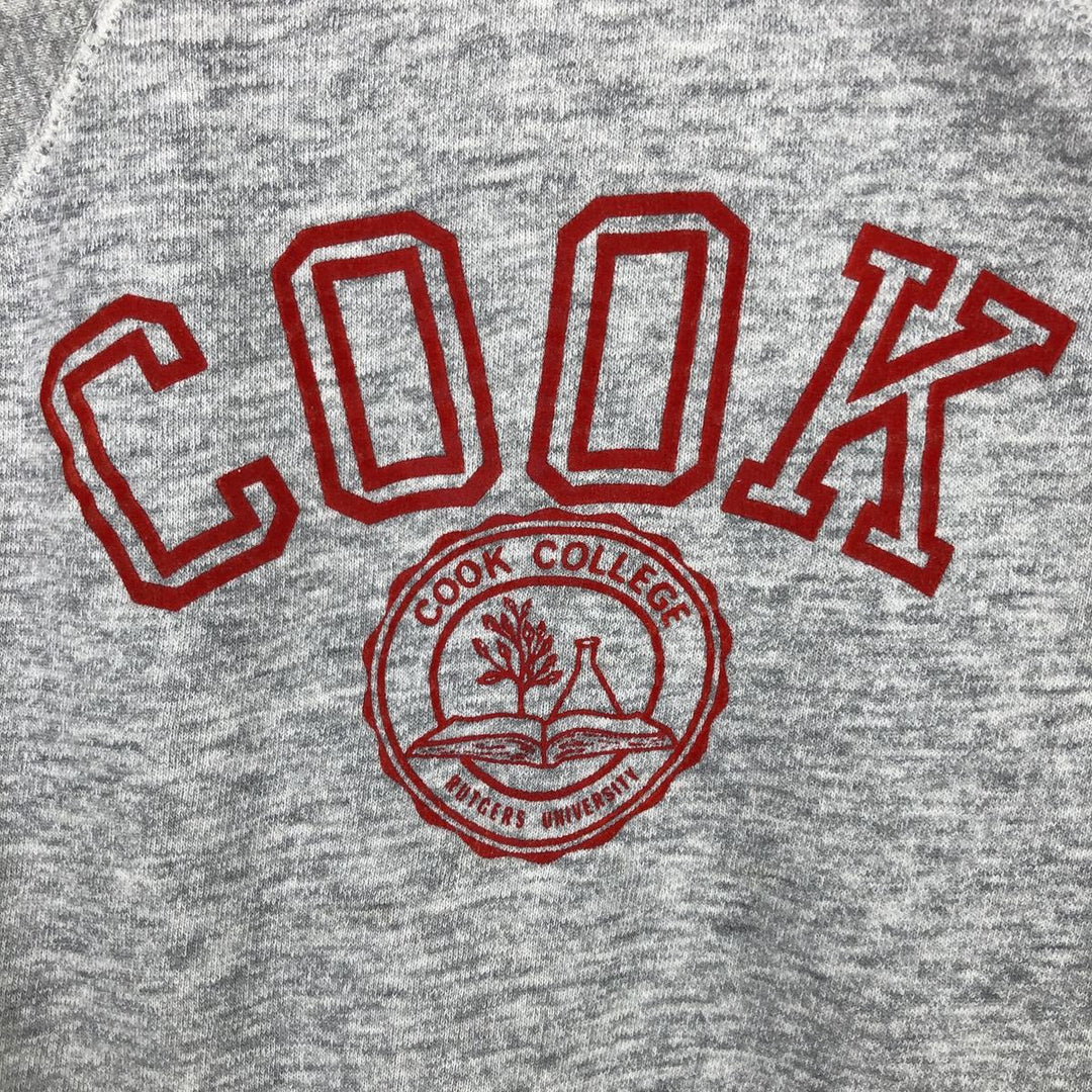 80'S Champion Tricolor Tag College Sweatshirt, Made in USA, Women's Size M (Equivalent), Vintage acrylic gray type Vintage Second Hand