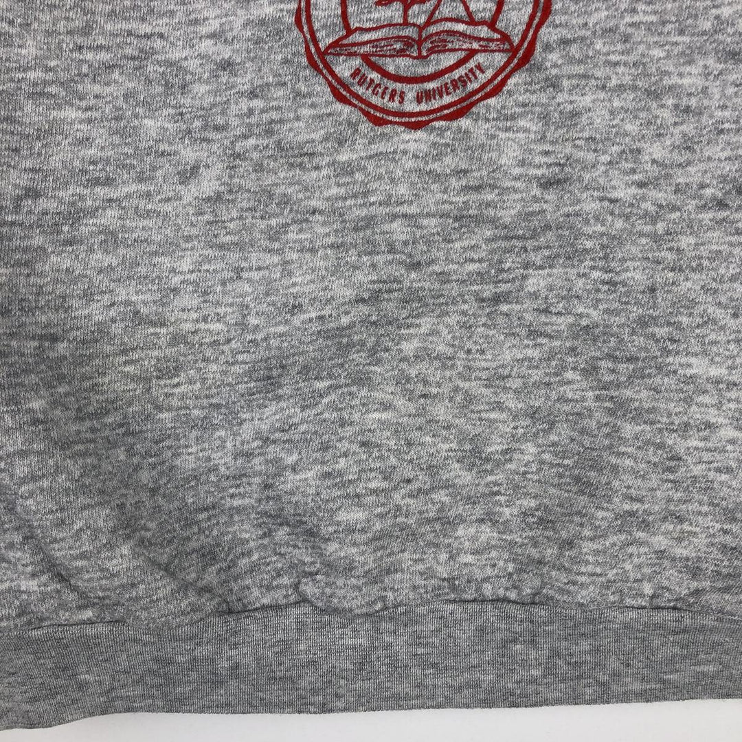 80'S Champion Tricolor Tag College Sweatshirt, Made in USA, Women's Size M (Equivalent), Vintage acrylic gray type Vintage Second Hand