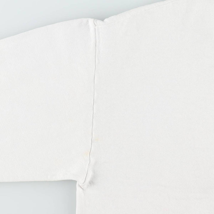 80s-90'S Jerzees Horse Print Animal Sweatshirt, Made in USA, Men's Size L (approx.), Vintage cotton white type Vintage Second Hand