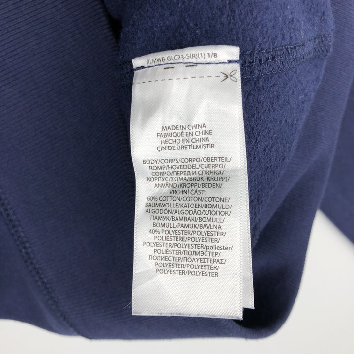 Ralph Lauren POLO RALPH LAUREN Printed Sweatshirt, Women's Size M (approx.) cotton navy blue type Vintage Second Hand