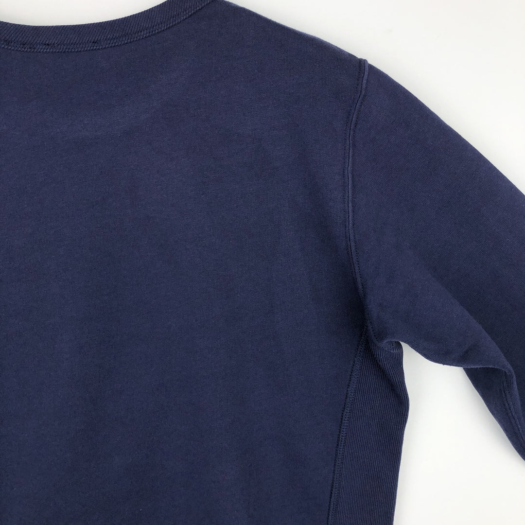 Ralph Lauren POLO RALPH LAUREN Printed Sweatshirt, Women's Size M (approx.) cotton navy blue type Vintage Second Hand
