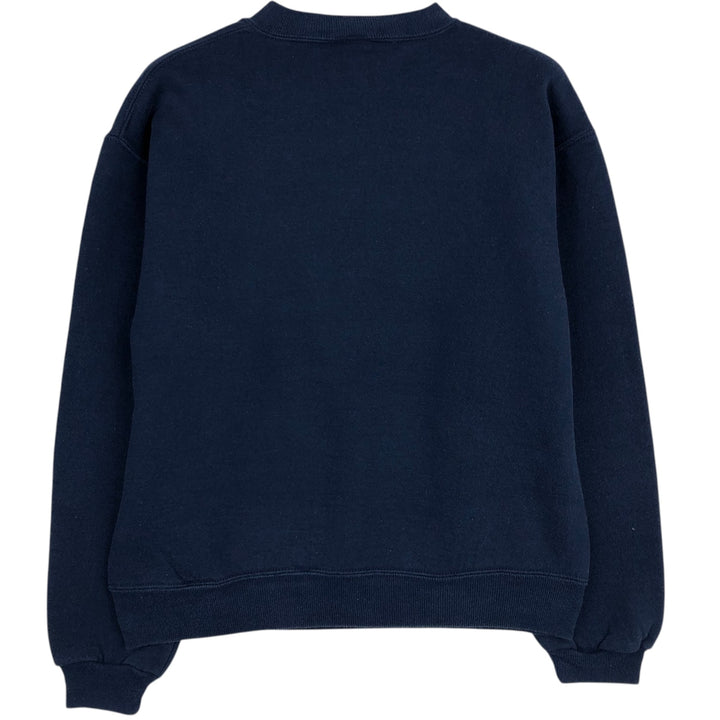 90'S Russell College Sweatshirt, Women's Size M (approx.), Vintage cotton navy blue type Vintage Second Hand