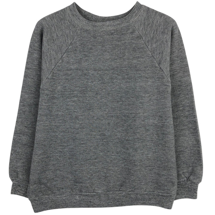 1980'S Russell Blank Sweatshirt, Made in USA, Men's Size M (approx.), Vintage cotton gray type Vintage Second Hand