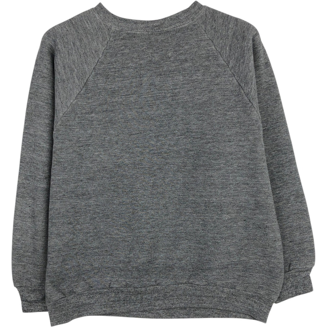 1980'S Russell Blank Sweatshirt, Made in USA, Men's Size M (approx.), Vintage cotton gray type Vintage Second Hand