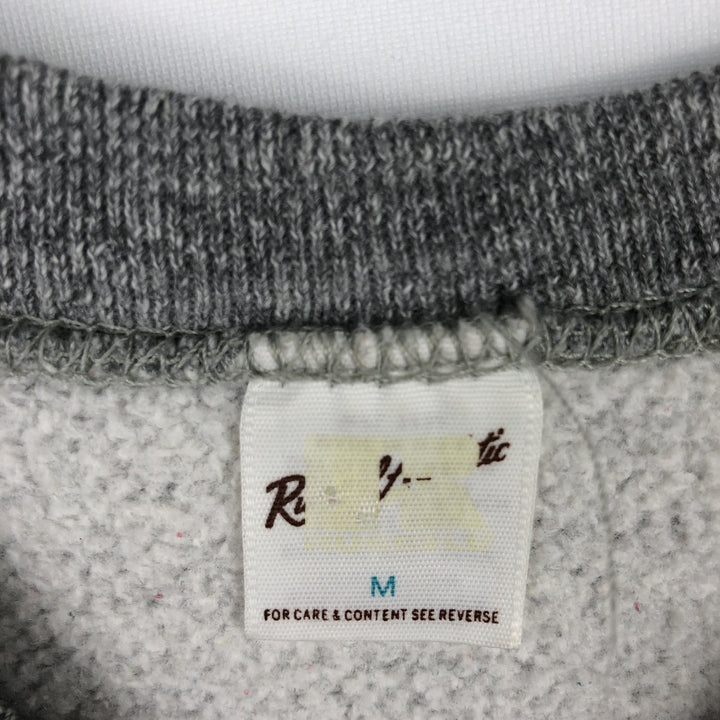 1980'S Russell Blank Sweatshirt, Made in USA, Men's Size M (approx.), Vintage cotton gray type Vintage Second Hand